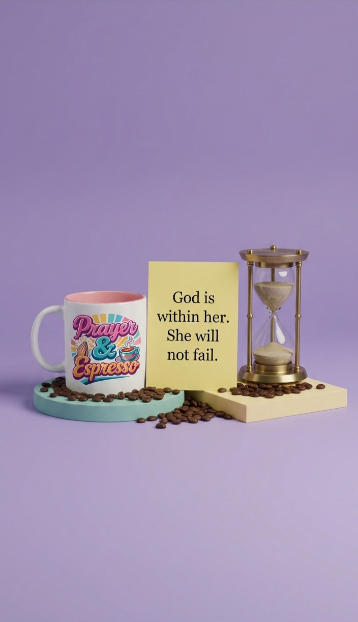 Prayer & Espresso Coffee Cup